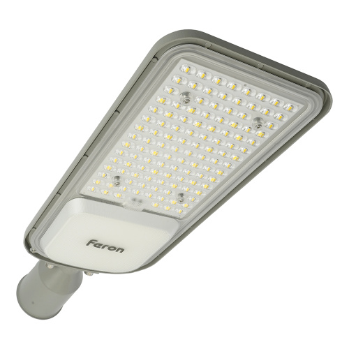 Светодиодный уличный консольный светильник Feron SP3050 100W 4000K 230V, серый фото 11