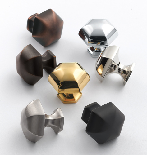 Ручка-кнопка Hexagon d.3.5 Polished Chrome фото 2