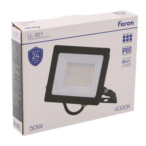 Светодиодный прожектор Feron LL-921 IP65 50W 4000K фото 9