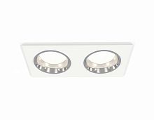 Комплект встраиваемого светильника Ambrella light Techno Spot XC6525003 SWH/PSL белый песок/серебро полированное (C6525, N6112)