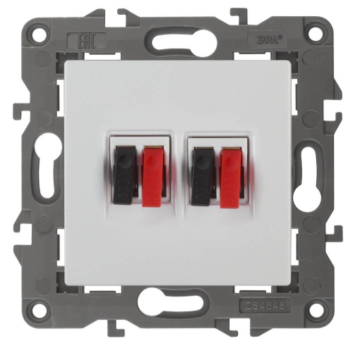 Аудиорозетка двойная ЭРА Elegance 14-3112-01 Б0034326 Аудиорозетка двойная ЭРА Elegance 14-3112-01 Б0034326