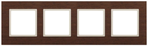 Рамка 4-постовая ЭРА Elegance 14-5304-09 Б0034586 Рамка 4-постовая ЭРА Elegance 14-5304-09 Б0034586