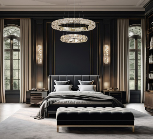 Люстра подвесная Elegance Gold FL1106-20P фото 2