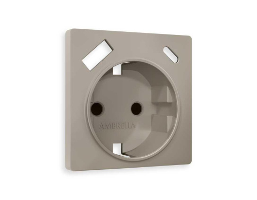 Лицевая панель розетки AMBRELLA VOLT AP3700