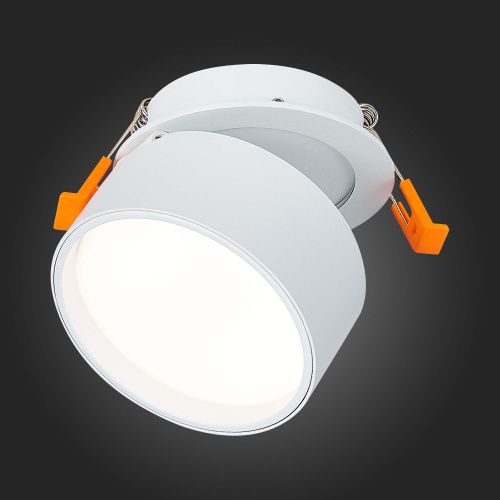 ST651.548.09 Встраиваемый поворотный светильник Белый LED 1*9W 4000K 720Lm Ra>90 120° IP20 D85xH68 1 Встраиваемые светильники фото 3