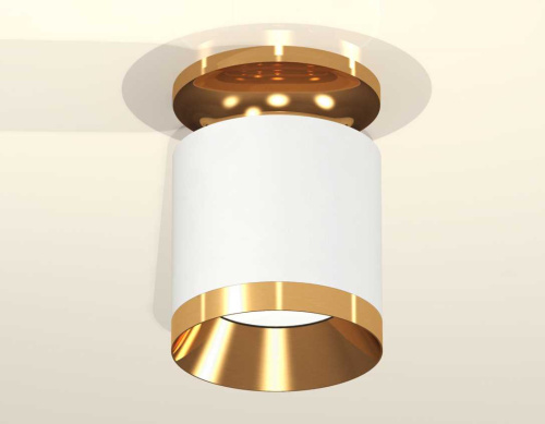 Комплект накладного светильника Ambrella light Techno Spot XS7401121 SWH/PYG белый песок/золото желтое полированное (N7929, C7401, N7034) фото 3