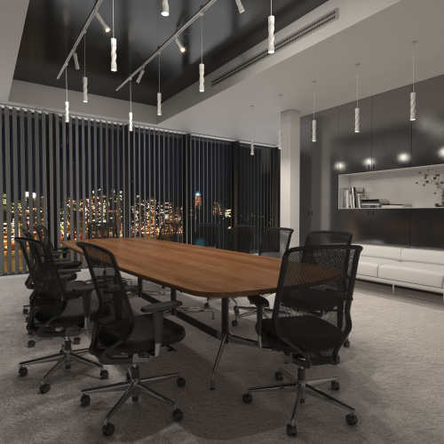 Однофазный шинопровод белый 2м 85080/00 фото 4