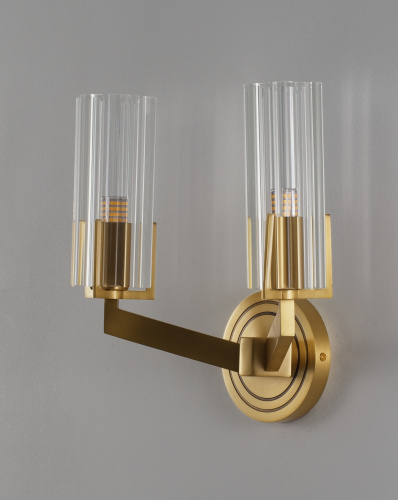 Светильник настенный Moderli V11073-2W Brass фото 10