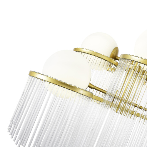 SL1511.203.06 Люстра подвесная ST-Luce Золотистый/Белый E27 6*60W ALLEGRO фото 3