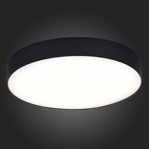 ST606.442.48 Светильник потолочный Черный LED 1*48W 4000K 4 320Lm Ra>85 120° IP20 D400xH55 185-265V Накладные светильники фото 4