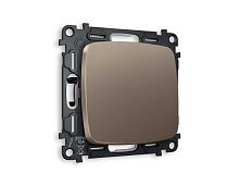 Комплект механизма 1-кл перекрестного выключателя AMBRELLA VOLT OMEGA Темная бронза матовый QUANT (OP6310, VM112) MO631030