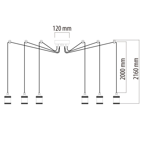 Люстра DeMarkt Фьюжн 392017206 фото 2
