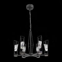 SL815.303.06 Люстра подвесная ST-Luce Серый графит/Серый графит, Прозрачный LED 6*8W 4000K PROGETTO