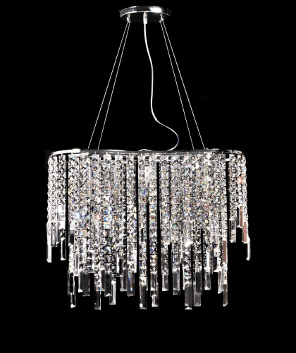 Хрустальная подвесная люстра Lumina Deco Zucchero LDP 2159-600 CHR фото 5