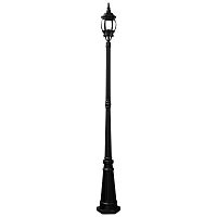 Светильник садово-парковый Feron 8111/PL8111 столб 100W E27 230V, черный