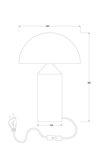 Настольный светильник Freya FR5218TL-01BS фото 9