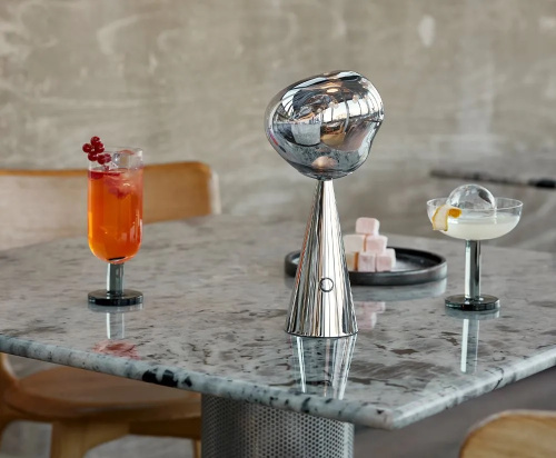 Настольная лампа Melt silver фото 5