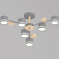 Потолочная люстра Reluce 68730-0.3-06 GX53 GREY+WOOD