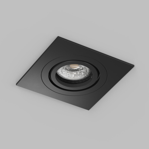 DK2111-BK Встраиваемый влагозащищённый светильник HYDRO, IP44, до 15 Вт LED, GU10, алюминий, чёрный фото 5