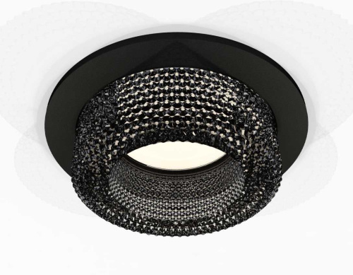 Комплект встраиваемого светильника Ambrella light Techno Spot XC7622021 SBK/BK черный песок/тонированный (C7622, N7192)