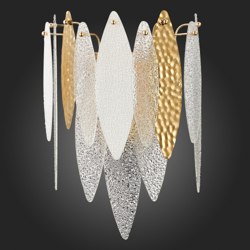 SL1224.201.02 Бра ST-Luce Золотистый/Прозрачный, Белый E14 2*60W LASTRA фото 3