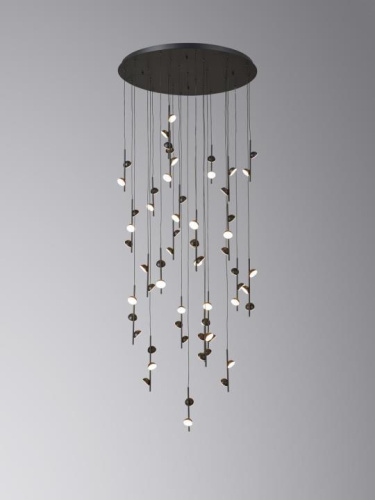 Люстра подвесная Alfa Light F3024-16 BLACK