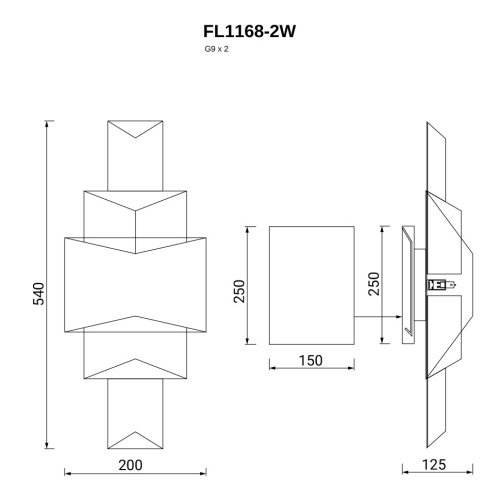 Бра De Autor FL1168-2W фото 3 Бра De Autor FL1168-2W фото 3