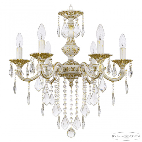 Люстра с хрустальными подвесками AL78101/6/175 B WMG Leafs Bohemia Ivele Crystal (Богемия Ивеле Кристалл) фото 6