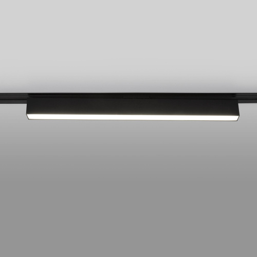 Трековый светодиодный светильник для однофазного шинопровода X-Line 20W 4200K черный матовый X-Line черный матовый 20W 4200K (LTB54) однофазный фото 5