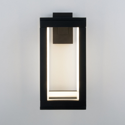 Уличный настенный светодиодный светильник Frame LED IP54 1527 TECHNO LED черный фото 4