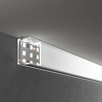 Накладной алюминиевый профиль для LED ленты под ленту до 18,5 мм LL-2-ALP018