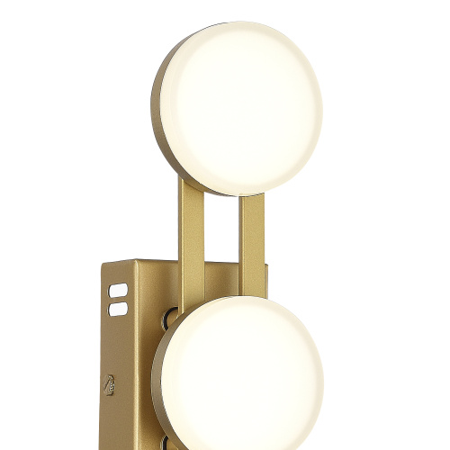 SL6610.201.03 Светильник настенный ST-Luce золотистый/белый LED 1*6W 4000K MONRO фото 3