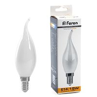 Лампа светодиодная Feron LB-718 Свеча на ветру E14 15 230V 2700K