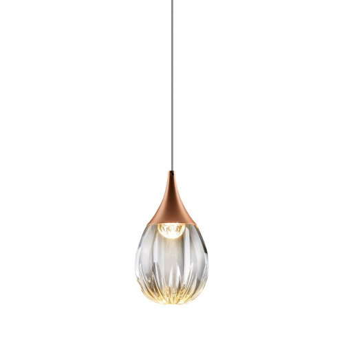 Подвесной светильник MD24001004-1A copper/clear