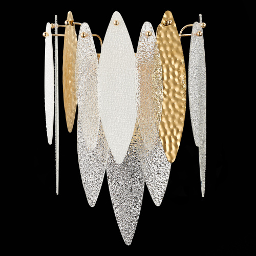 SL1224.201.02 Бра ST-Luce Золотистый/Прозрачный, Белый E14 2*60W LASTRA фото 4