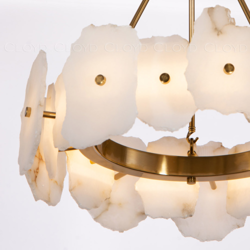 Люстра Cloyd KNOSS-A C1 / Ø60 см - алебастр - латунь (арт.10919) фото 2