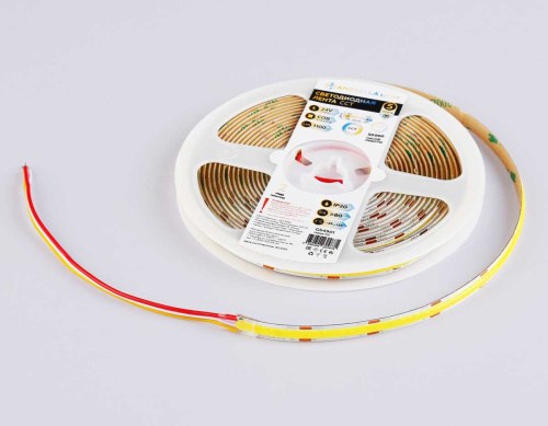 Светодиодная лента Ambrella Light GS4901 COB 608Led/ 12W m/ 24V IP20 CCT 3000-6500K/ 5m*8mm*2.2mm (3 конт.) GS4901 фото 9