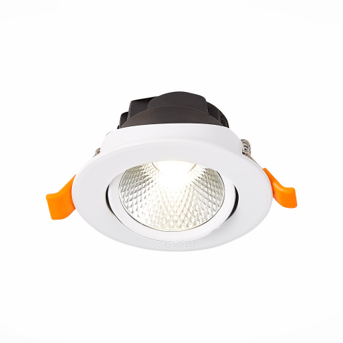 ST211.548.06.24 Св-к встр. Белый LED 1*6W 4000K 480Lm Ra80 24° IP20 D86xH50 220-240V Встраиваемые светильники фото 4