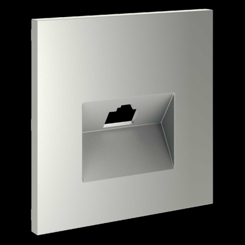 Накладка для розетки компьютерной RJ45 кат.6 S70 (сталь) Voltum VLS001305 Накладка для розетки компьютерной RJ45 кат.6 S70 (сталь) Voltum VLS001305