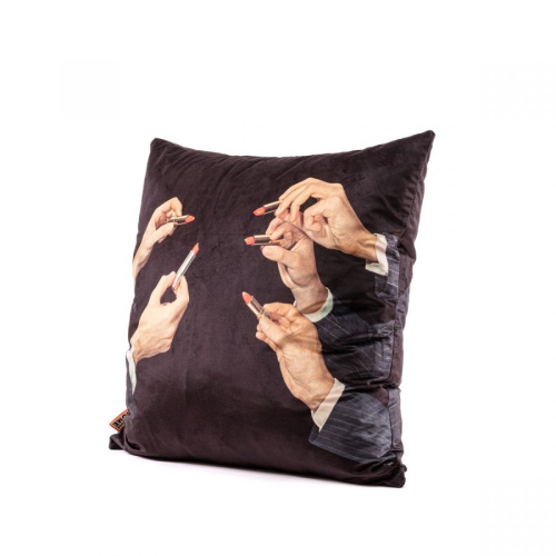 Подушка Lipstick Black фото 2