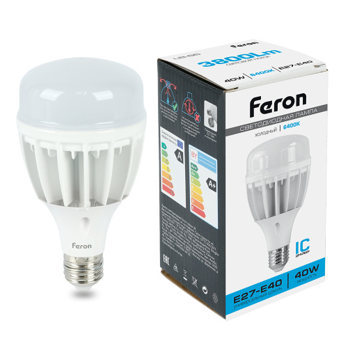 Лампа светодиодная Feron LB-65 E27-E40 40W 175-265V 6400K