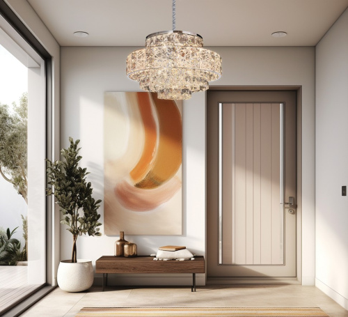 Люстра подвесная Majeste Chrome FL1059-13P фото 3 Люстра подвесная Majeste Chrome FL1059-13P фото 3