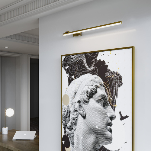 Светильник настенный светодиодный Acento латунь 40155/LED фото 2