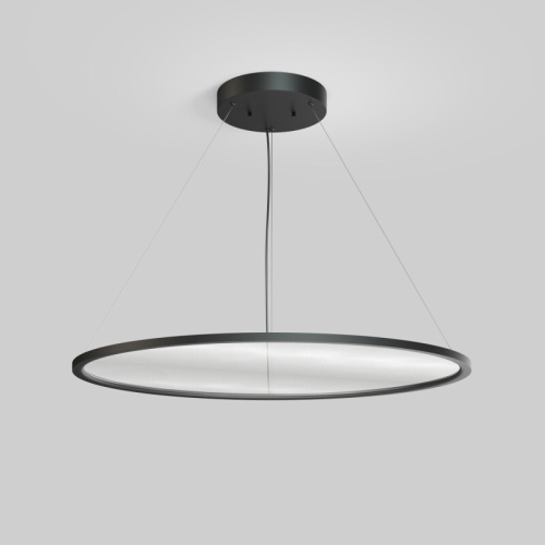 Подвесной светильник горизонтальный VEIL, 80 Вт, ?1000?В1500 мм, LED 2700-6000K, IP20, пульт Д/У (в комплекте), черный, алюминий, акрил фото 2 Подвесной светильник горизонтальный VEIL, 80 Вт, ?1000?В1500 мм, LED 2700-6000K, IP20, пульт Д/У (в комплекте), черный, алюминий, акрил фото 2