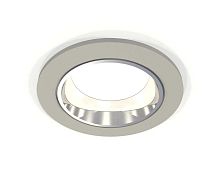 Комплект встраиваемого светильника Ambrella light Techno Spot XC6514003 SGR/PSL серый песок/серебро полированное (C6514, N6112)