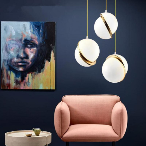 Подвесной светильник Crescent 3S brass фото 2