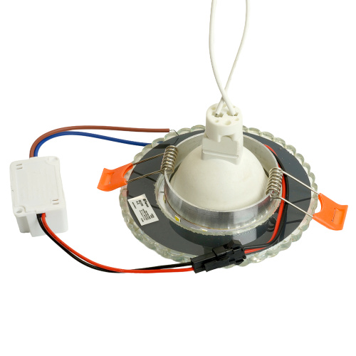 Светильник встраиваемый с белой LED подсветкой Feron CD905 потолочный MR16 G5.3 белый фото 6
