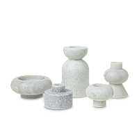 Подсвечник Stone Stacking white