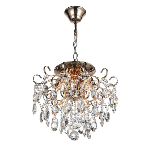 SL846.202.06 Люстра подвесная ST-Luce Золотистый/Прозрачный E14 6*40W ORECCHINI фото 18