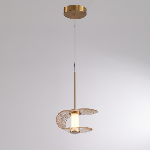 Подвесной светильник MD24020901-1A gold/cognac фото 3